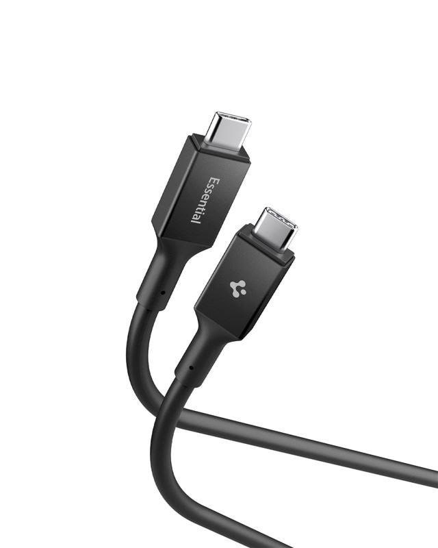 Spigen Essential 100w - Usb-c Usb-c - 2m - Schwarz - Usb Kabel Aca09460