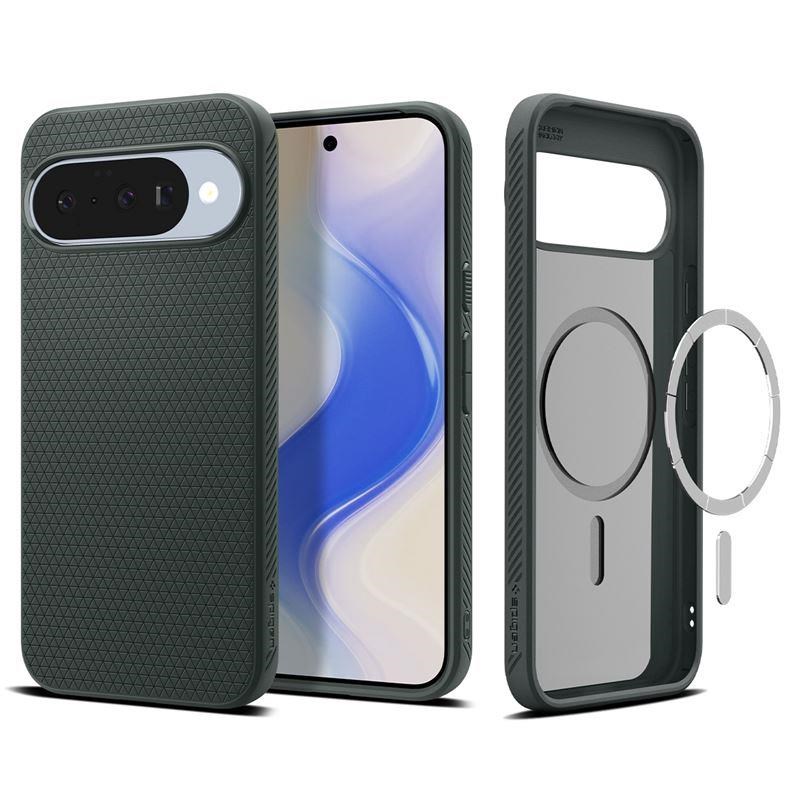 Spigen Liquid Air Magsafe Abyss Green - Google Pixel 10 Pro/pixel 10 - Handys Cover Cases Acs09696