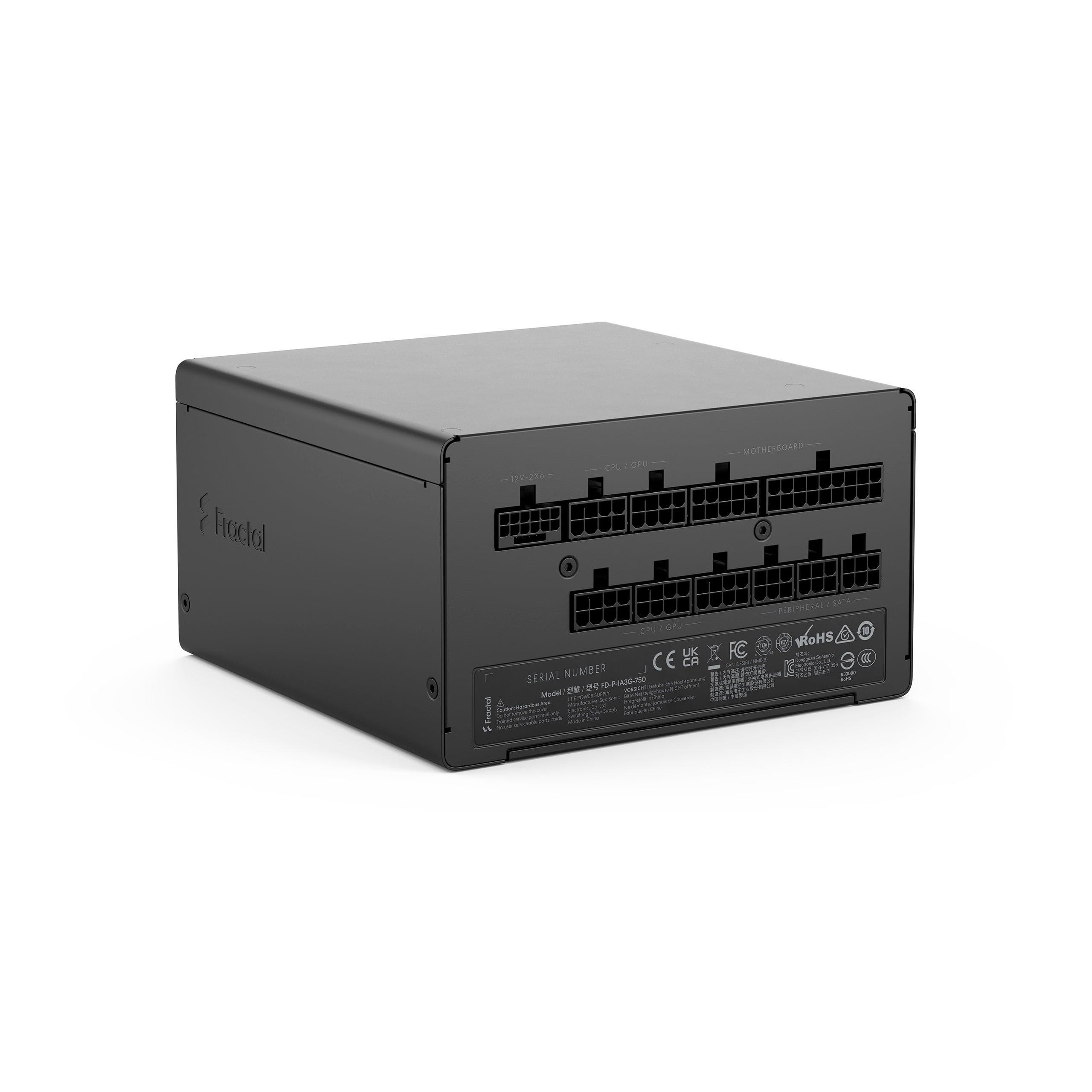 Fractal Design Ion 3 Gold 750w Netzteile - 750 Watt - 140 mm - Atx 3.1 - 80 Plus Gold Zertifiziert