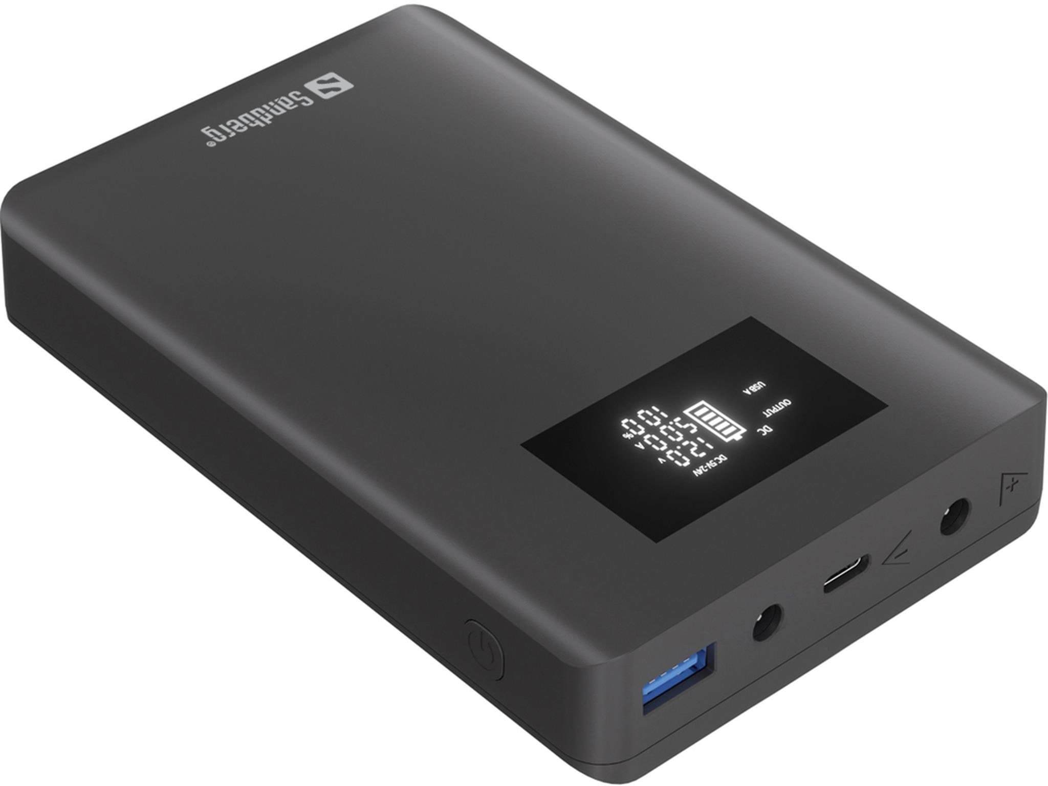 Sandberg Laptop Powerbank 20000 Pd100w - 20000 Mah - Powerbank Akku Schwarz 421-27