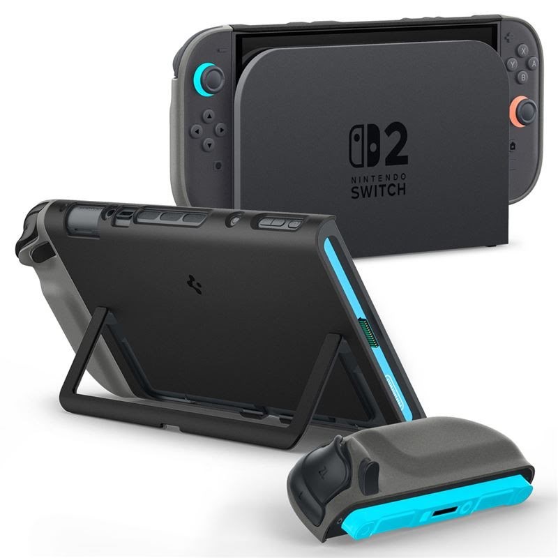 Spigen Nano Pop - Black Sesame - Nintendo Switch 2 - Miscellaneous Zubehör Für Spielkonsole - Nintendo Switch 2 - Gaming Zubehoer