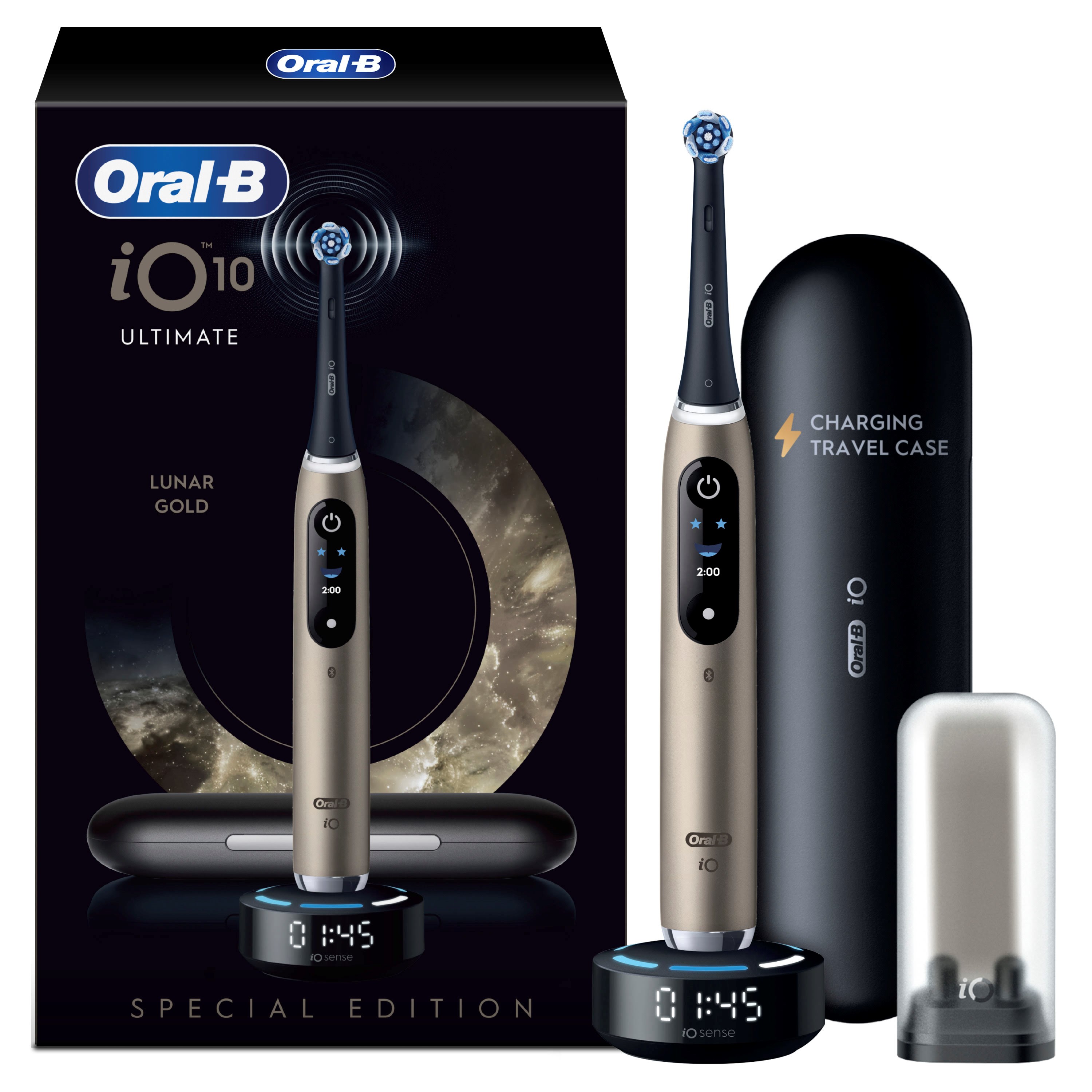 Oral-b Zahnbürste Io10 Lunar Gold Special Edition (Black Refill) - Elektrische Zahnbuersten