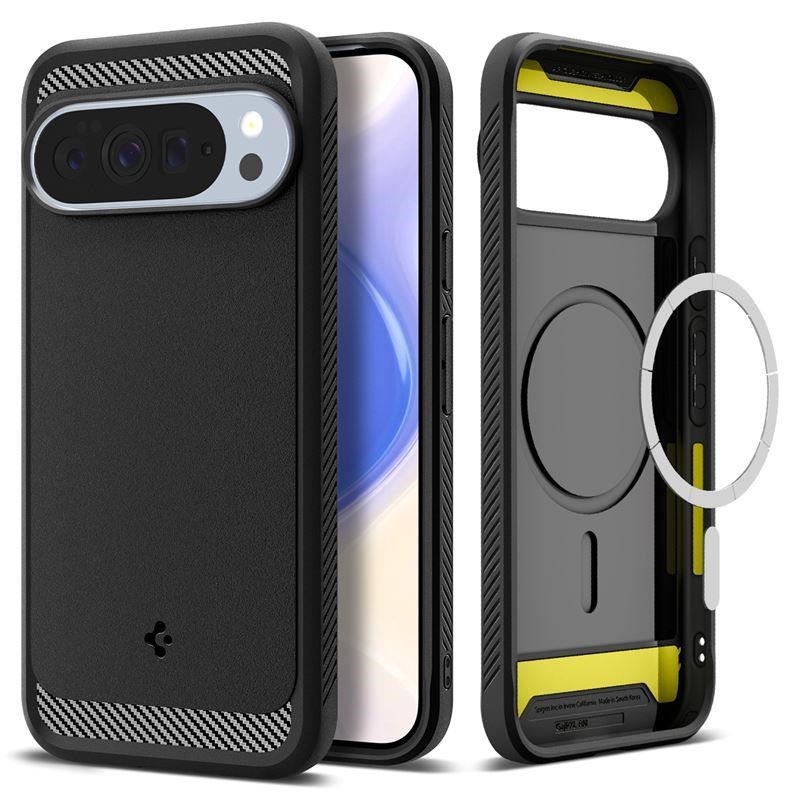 Spigen Rugged Armor Magsafe - Matte Black - Google Pixel 10 Pro XL - Handys Cover Cases Acs09721