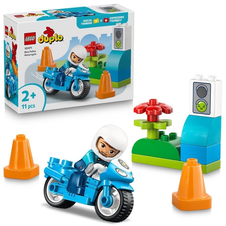 Lego Duplo 10471 Blaues Polizeimotorrad