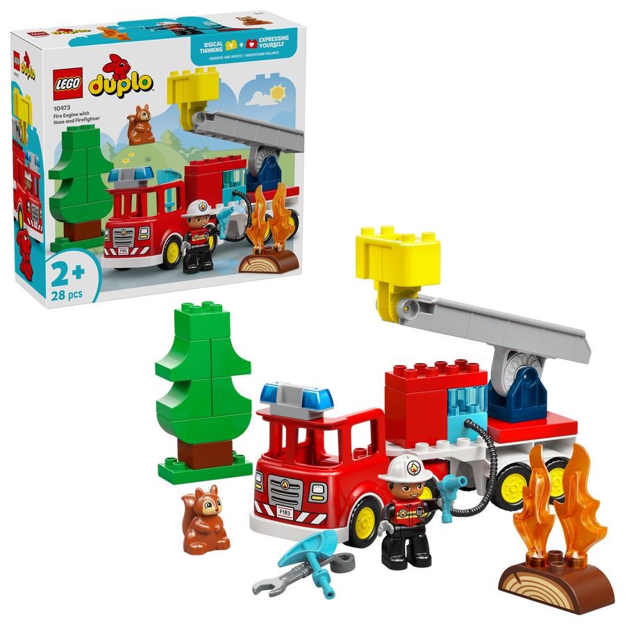 Lego Duplo 10473 Löschauto Mit Schlauch Und Feuerwehrmann