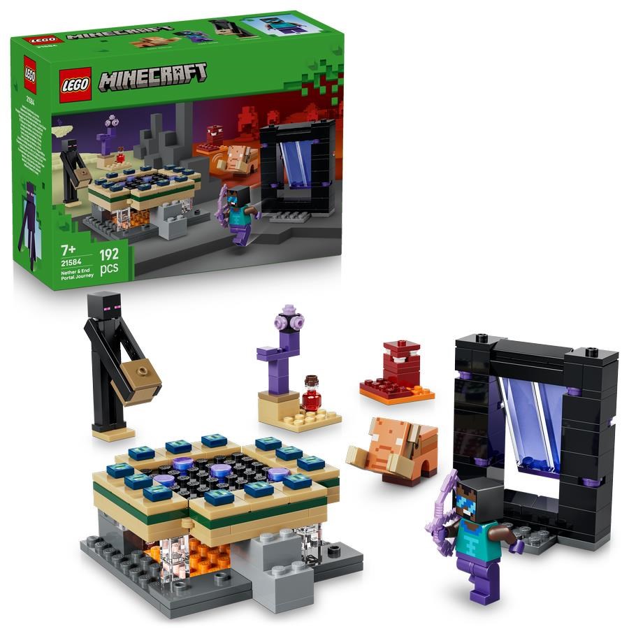 Lego Minecraft 21584 Reise Durch Nether Und Endportal