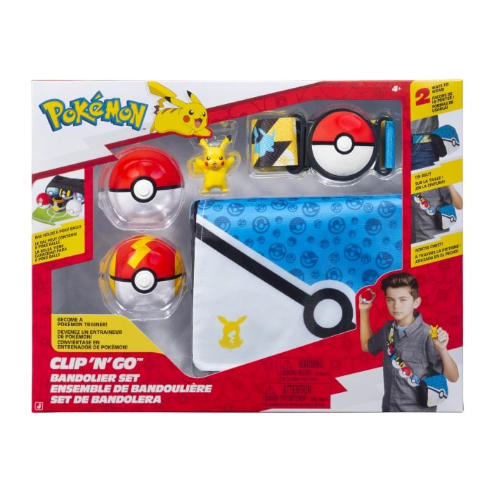 Pokemon Clip 'N' Go Pikachu Bandolier Set Pkw4171