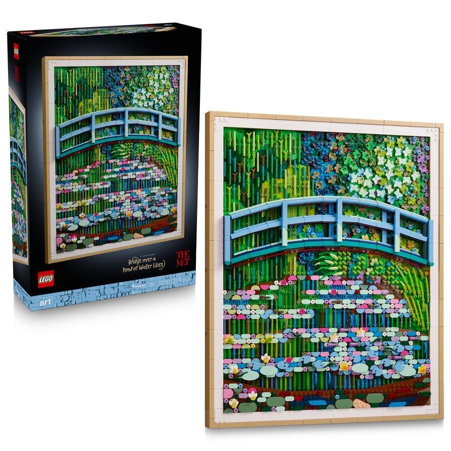 Lego Art 31220 Claude Monet - Brücke Über Einen Seerosenteich