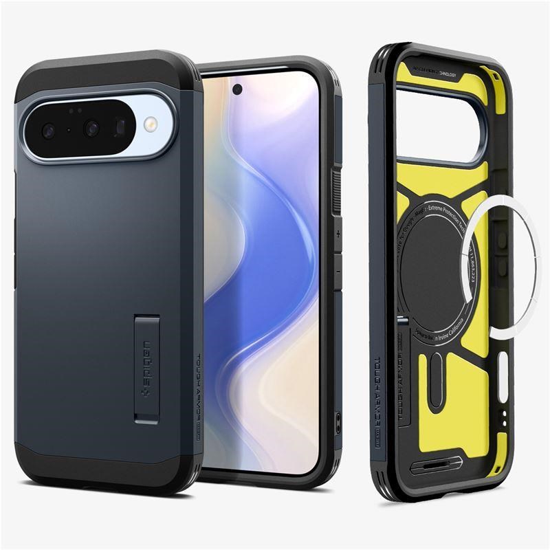 Spigen Tough Armor Magsafe - Metal Slate - Google Pixel 10 Pro/pixel 10 - Handys Cover Cases