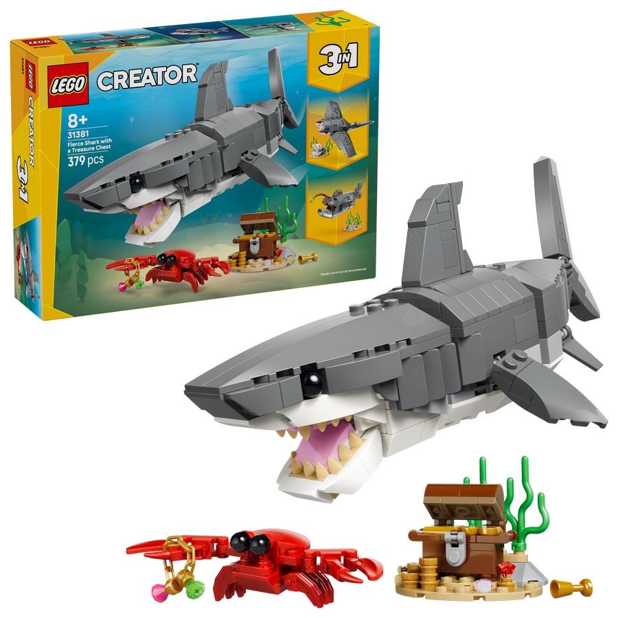 Lego Creator 31381 Wilder Hai Mit Schatztruhe