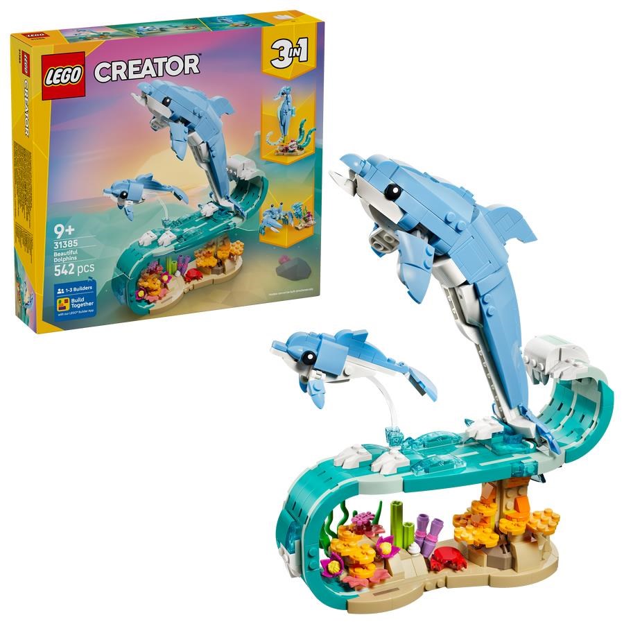 Lego Creator 31385 Meerestiere: Wunderschöne Delfine