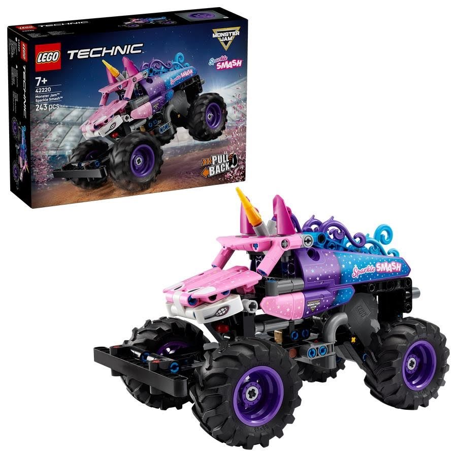 Lego Technic 42220 Monster Jam Sparkle Smash Mit Rückziehmotor