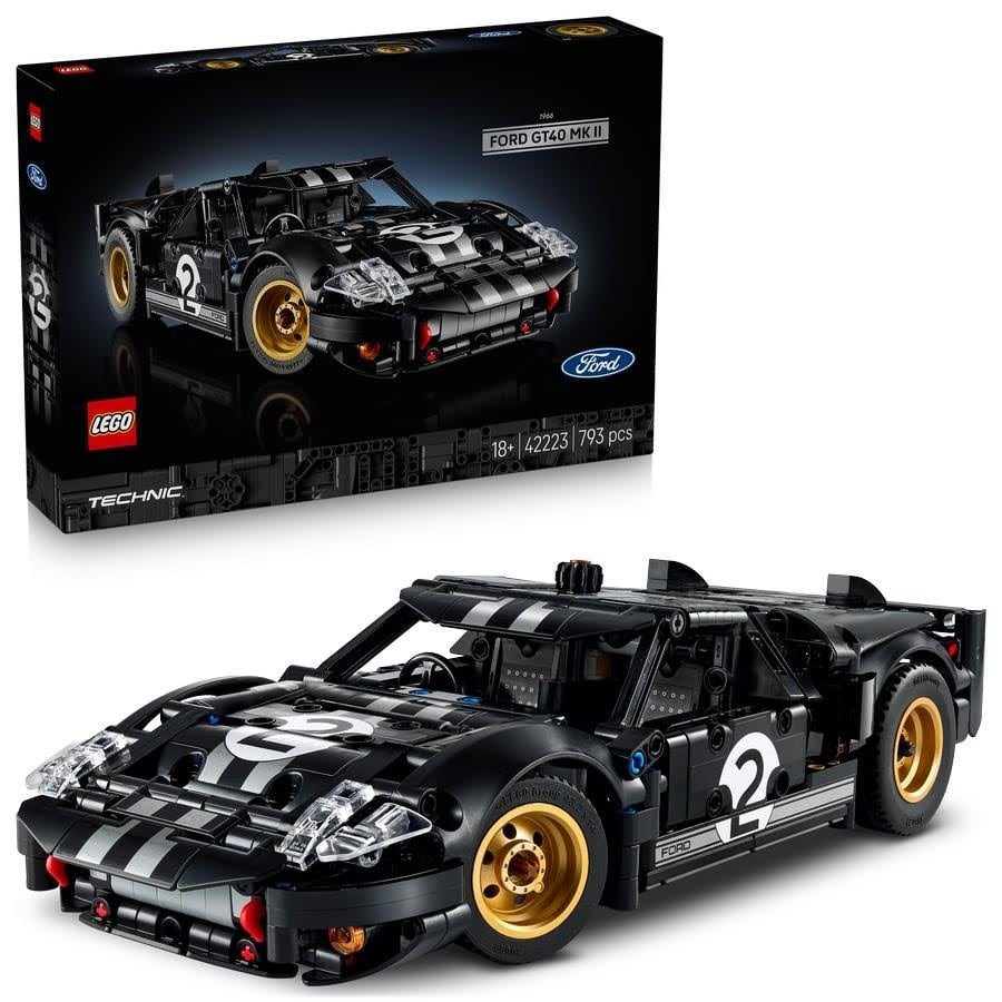 Lego Technic 42223 1966 Ford Gt40 Mkii Rennwagen