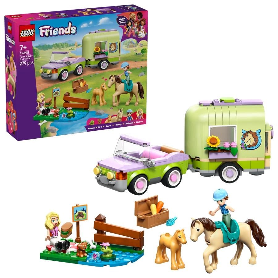 Lego Friends 42695 Pferd Und Fohlen Mit Pferdeanhänger