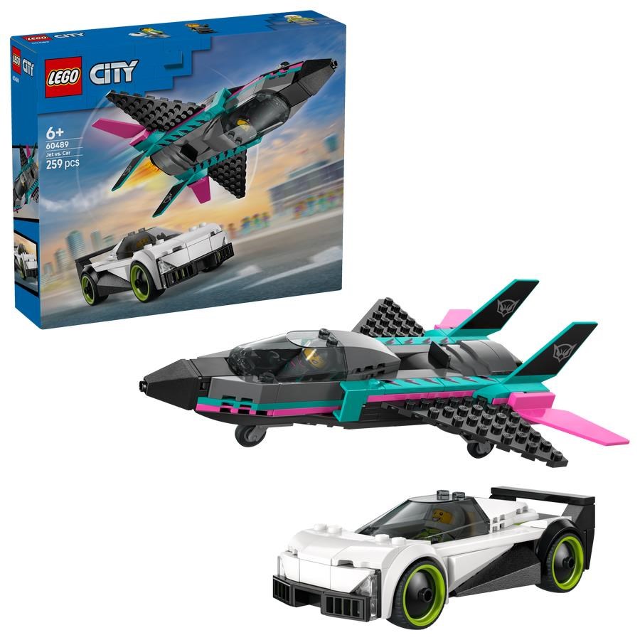 Lego City 60489 Düsenflieger vs. Rennauto