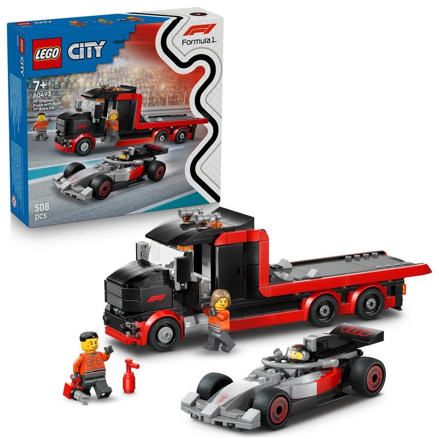 Lego City 60493 F1 Truck Mit Audi F1 Rennwagen