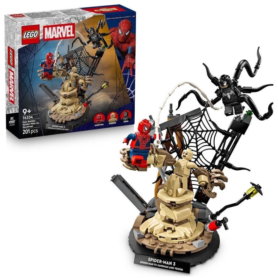 Lego Marvel 76334 Großer Showdown: Spider-man vs. Sandman