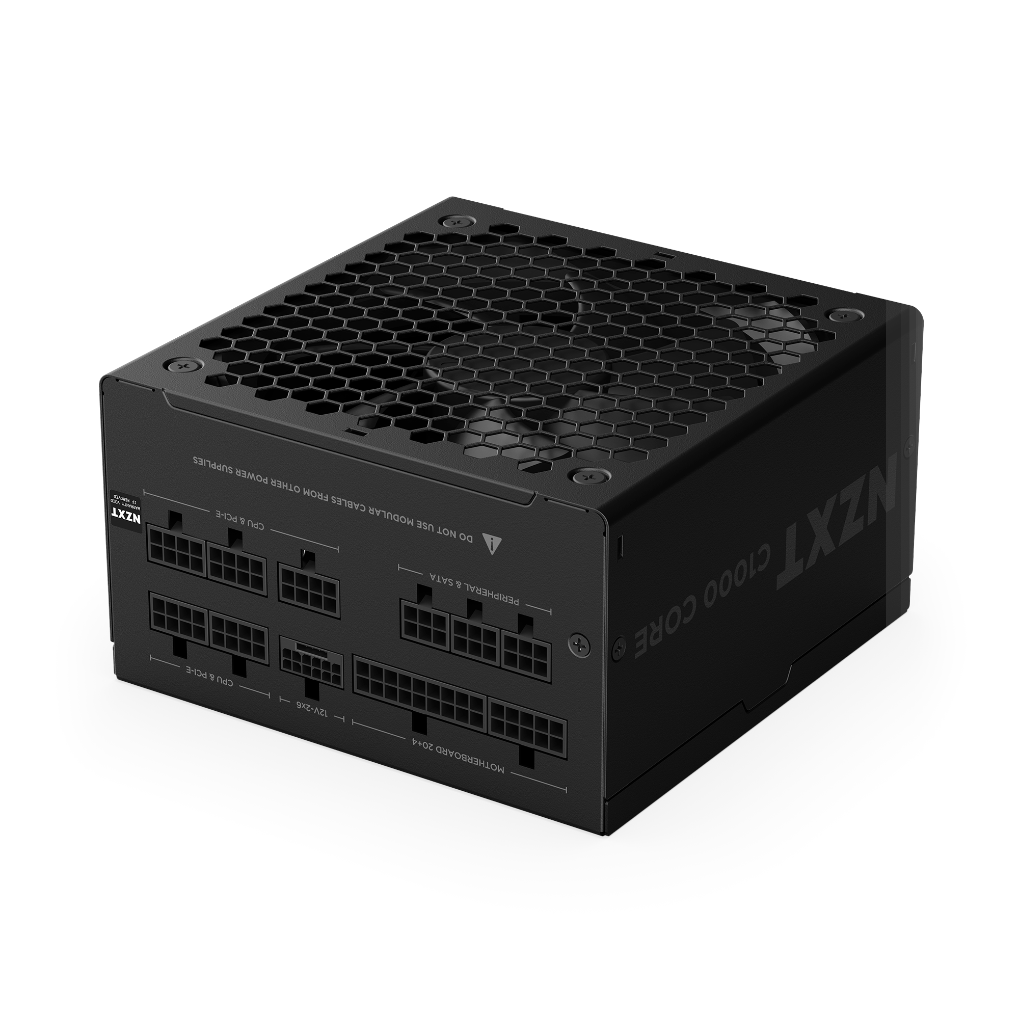 Nzxt C1000 Core Netzteile - 1000 Watt - 135 mm - Atx 3.1 - 80 Plus Gold Zertifiziert Schwarz Pa-0g3bb-eu
