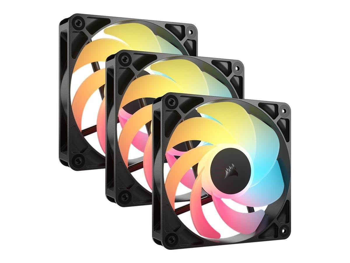 Corsair Rs120-r - Reverse - Gehäuselüfter - 120mm - Schwarz - Gehaeuseluefter