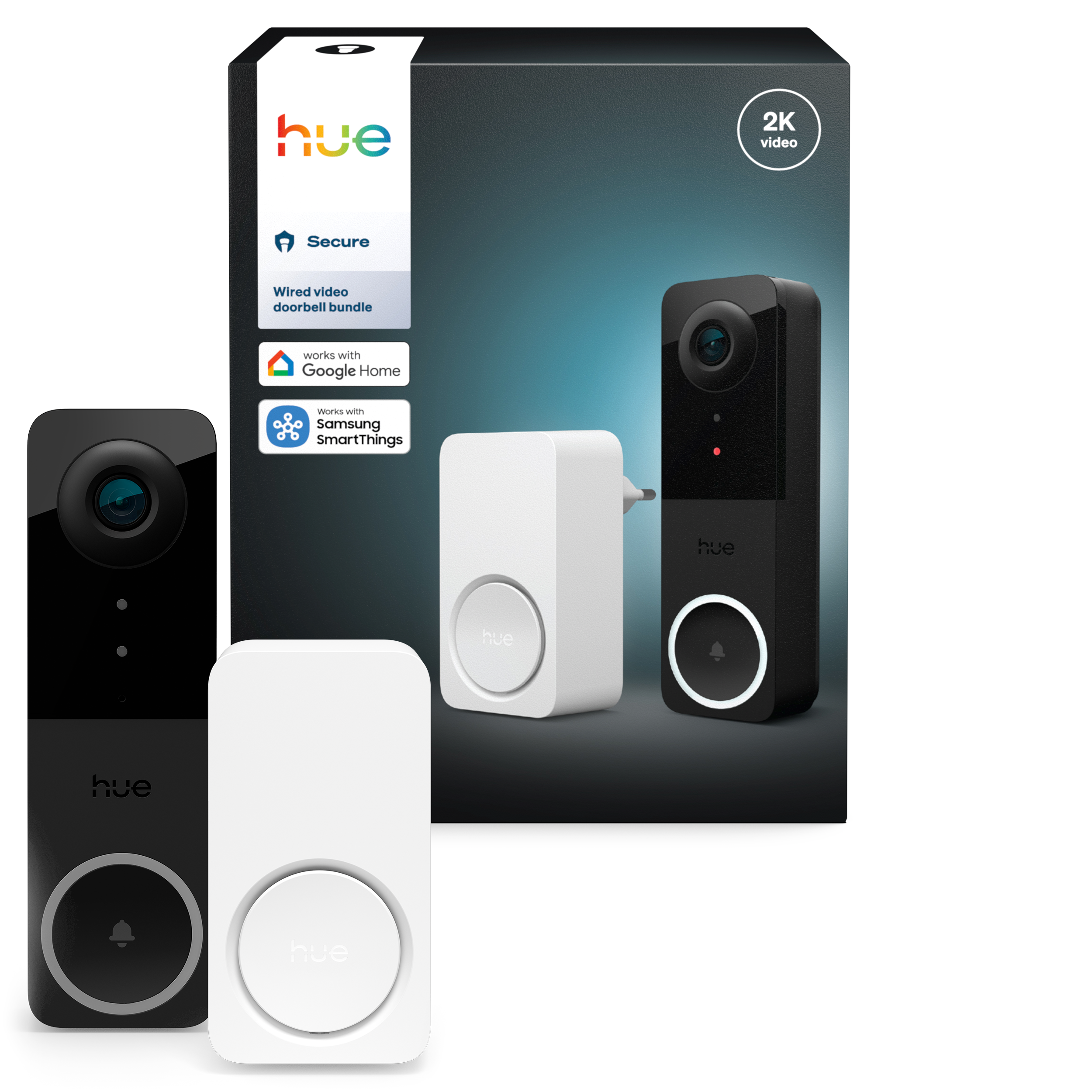 Philips Hue Secure Video Doorbell + Smart Chime Bundle - Smart Home