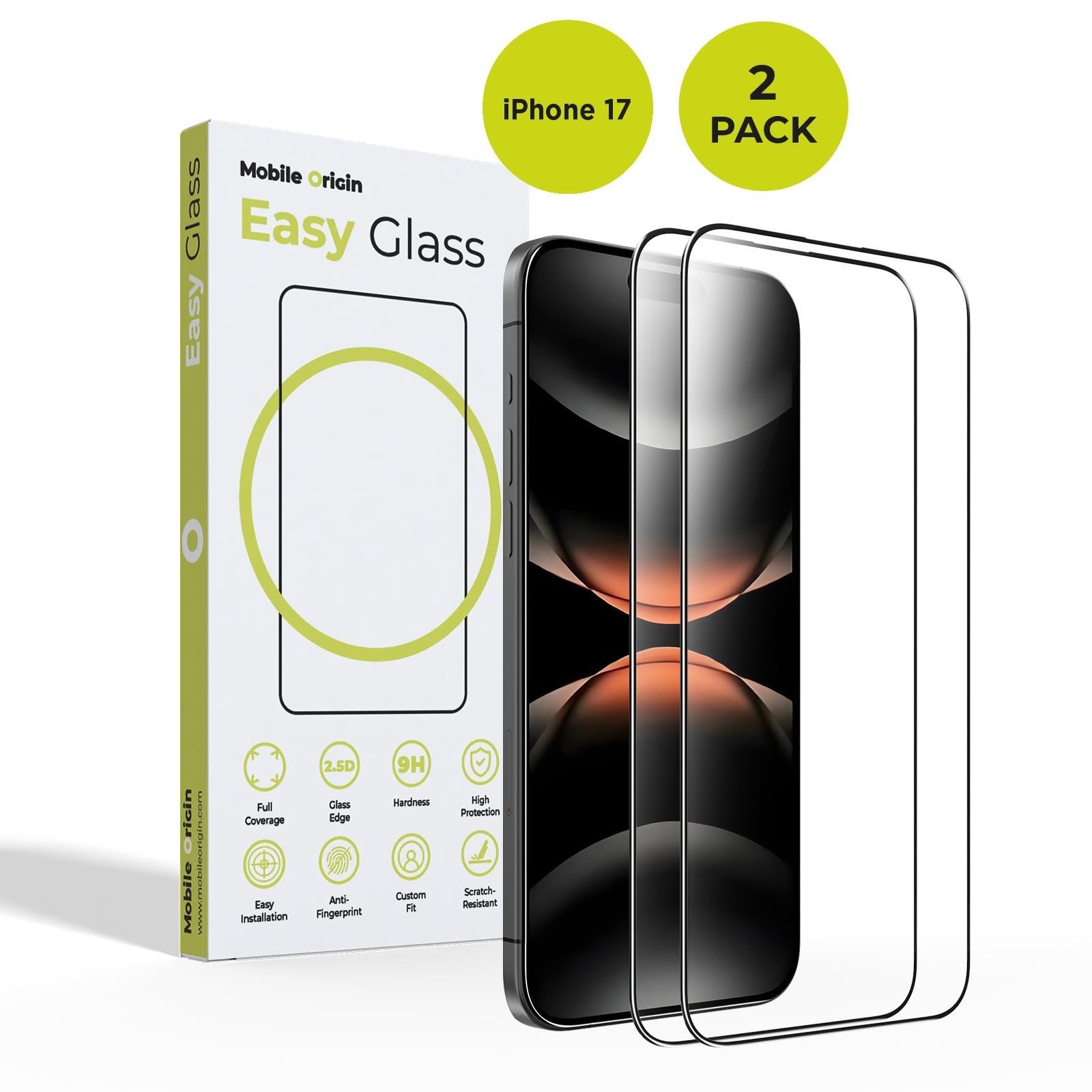 Mobile Origin Easyglass Iphone 17 - 2 Pack - Handys Schutzfolie Frl-eg-i17-2pk