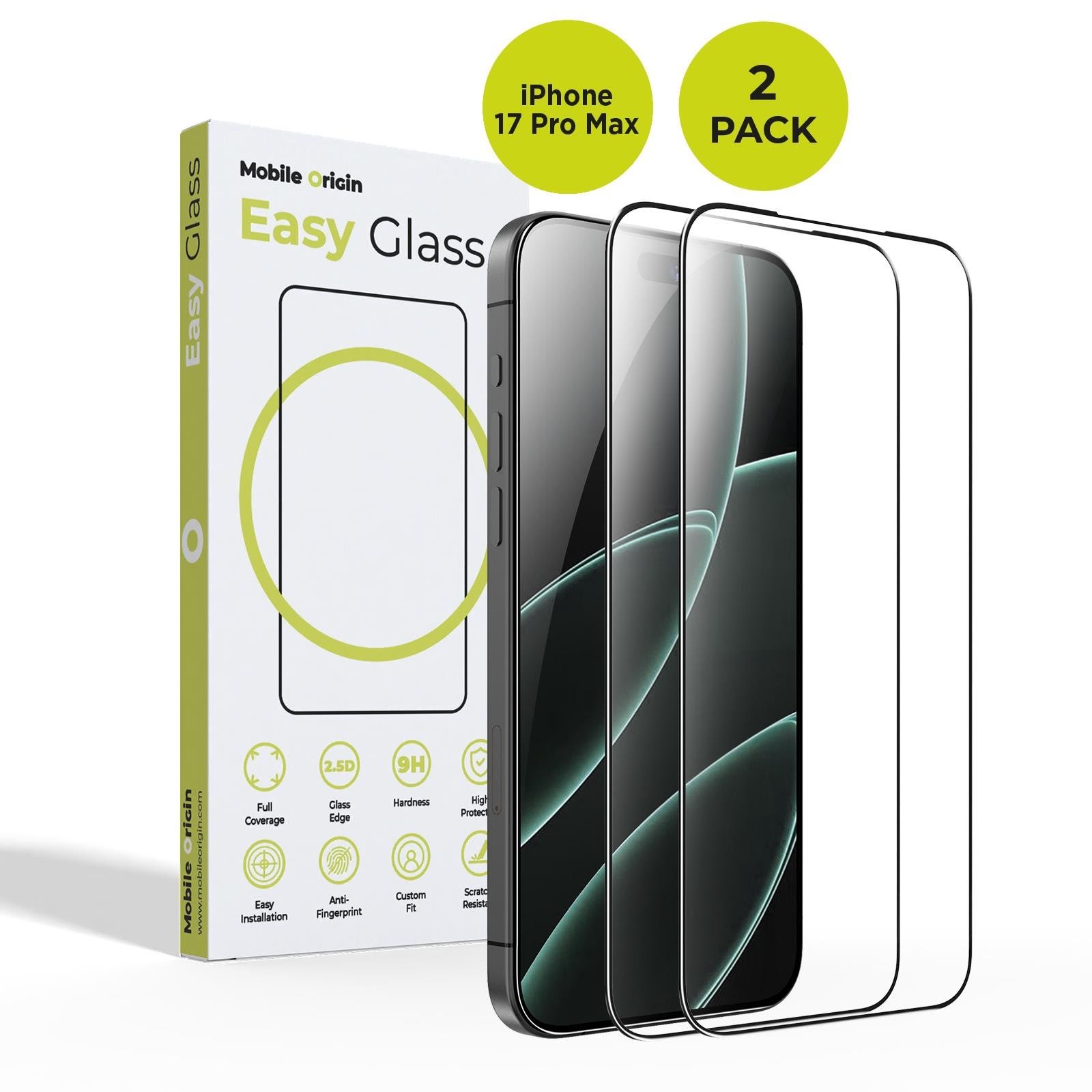 Mobile Origin Easyglass Iphone 17 Pro Max - 2 Pack - Handys Schutzfolie Frl-eg-i17promax-2pk