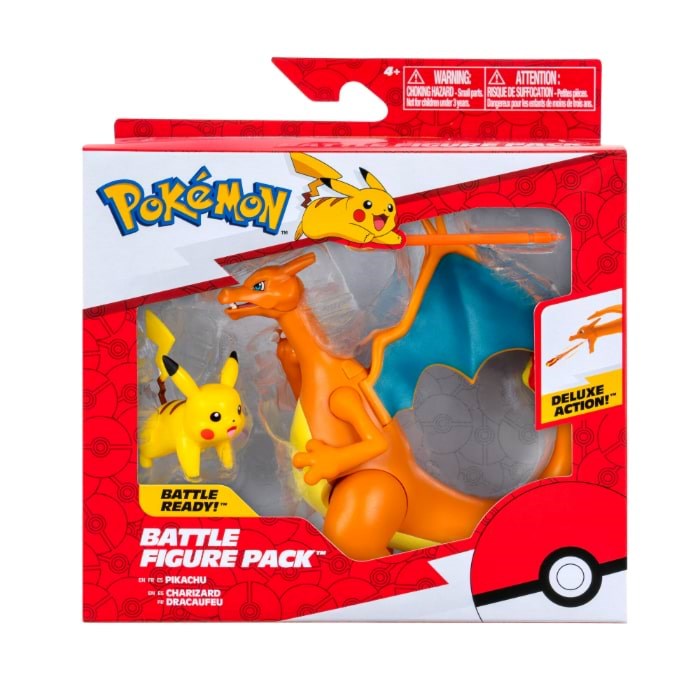 Pokemon Battle Figure Charizard And Pikachu Pkw3459