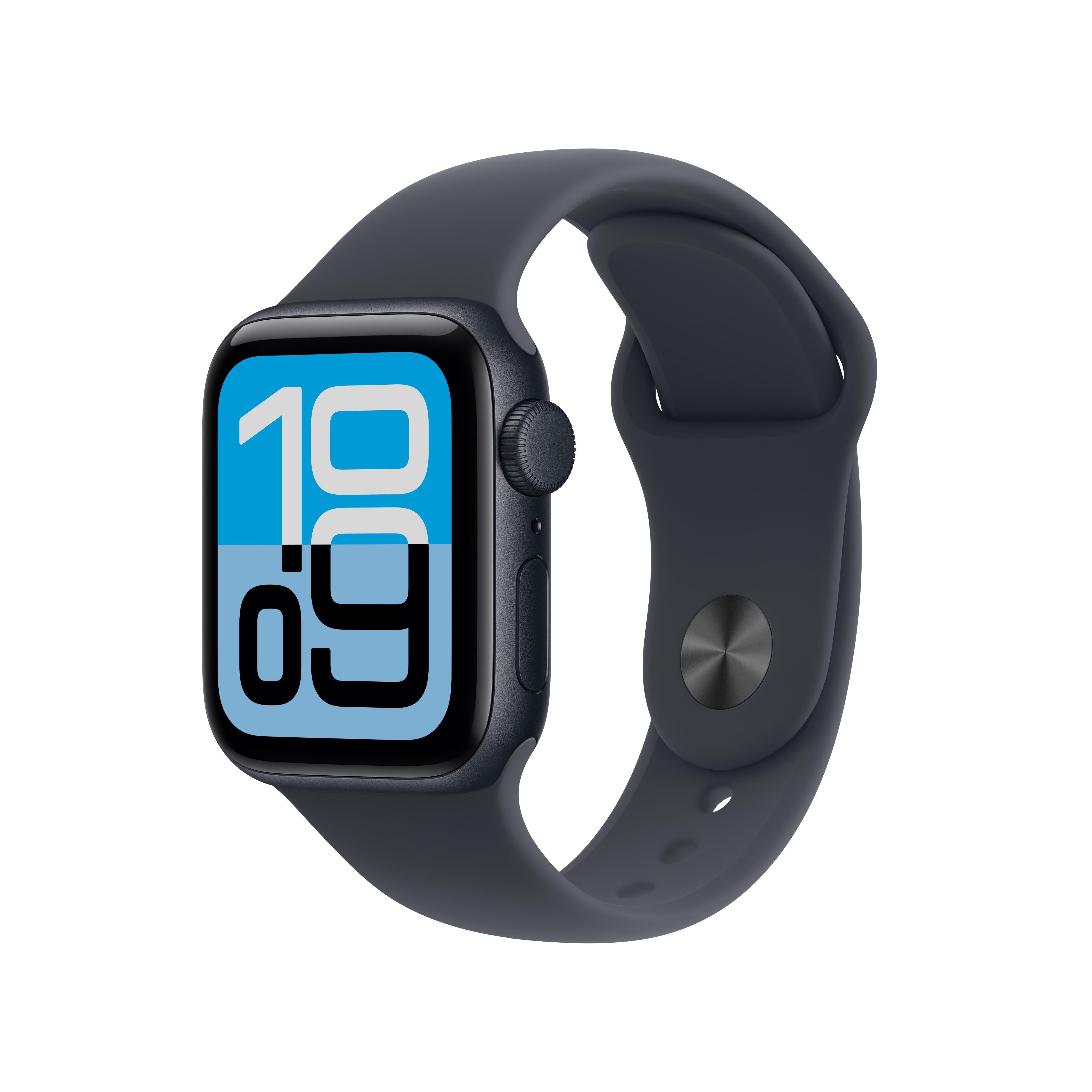 Apple Watch SE 3 Gps 40mm Midnight Aluminium Case With Midnight Sport Band - S/m - Smartwatches Pulsuhren Sportuhren Schrittzaehler