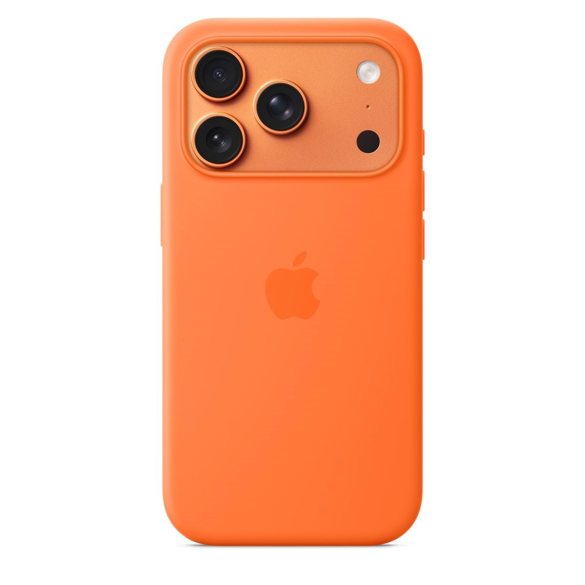 Apple Iphone 17 Pro Silicone Case With Magsafe - Orange - Handys Cover Cases