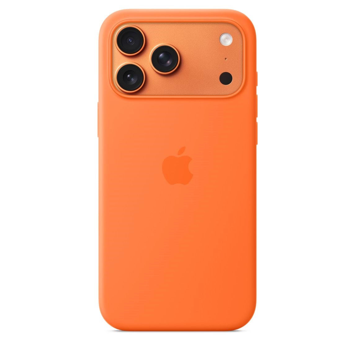 Apple Iphone 17 Pro Max Silicone Case With Magsafe - Orange - Handys Cover Cases
