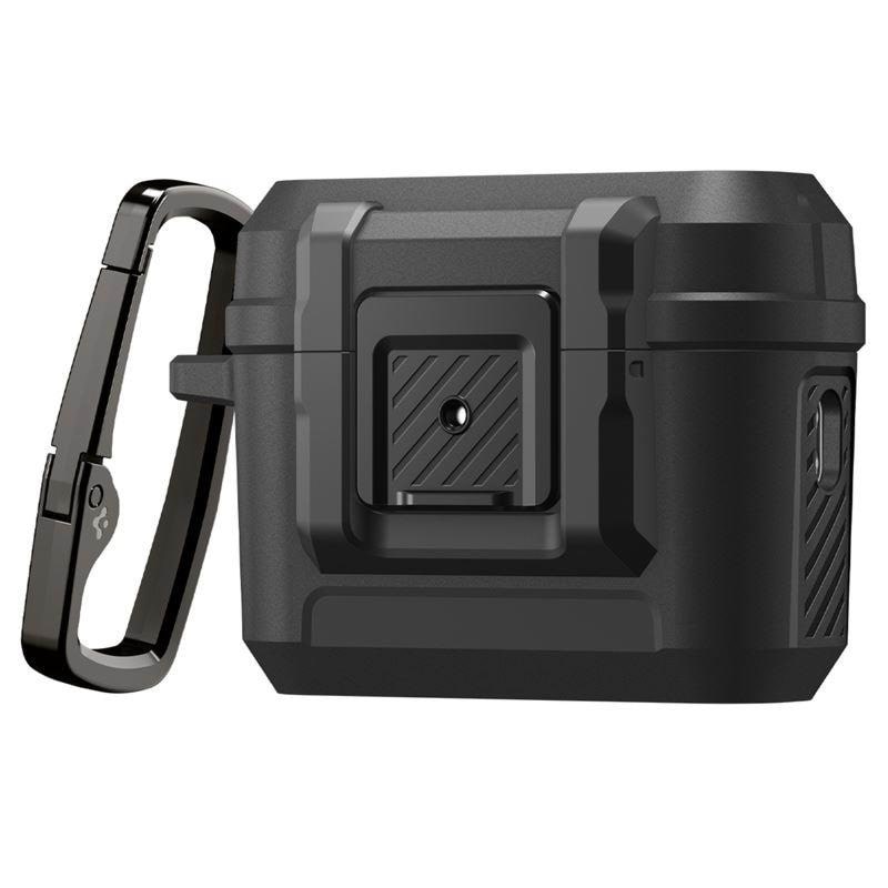 Spigen Lock Fit - Matte Black - Airpods Pro 3 - Handys Anderes Zubehoer