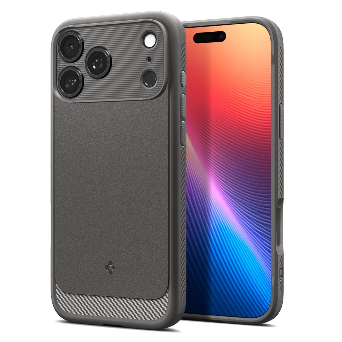 Spigen Rugged Armor Magsafe - Gray - Iphone 17 Pro - Handys Cover Cases
