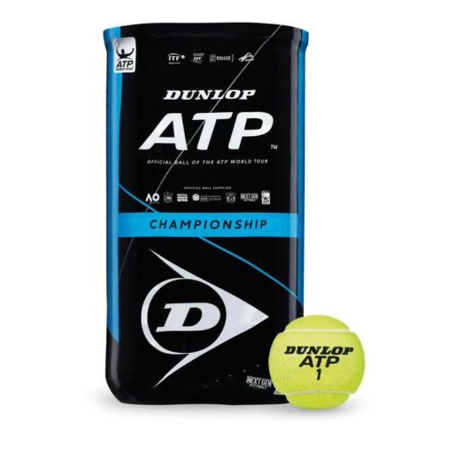 Dunlop Atp Championship 2x4 Pack Tennis Balls - Sport Fitness