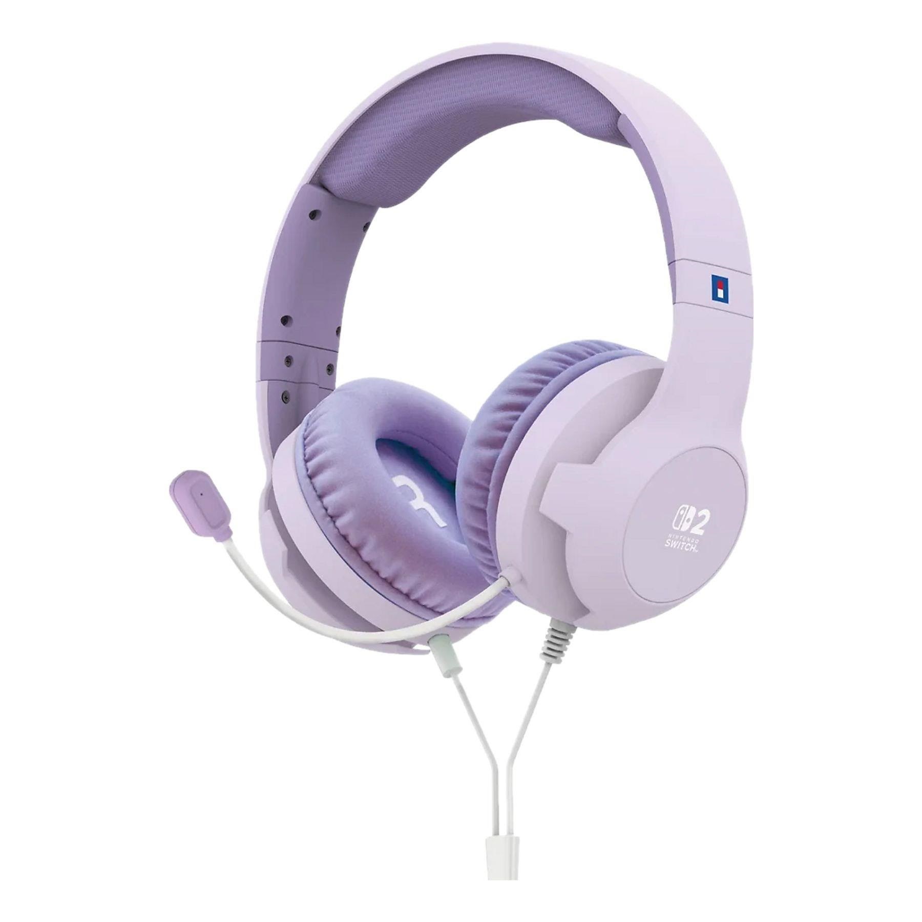 Hori Gaming Headset - Lavender - Wired - Nintendo Switch 2 - Gaming Zubehoer Nsx-111e