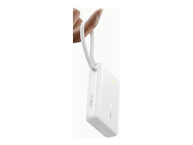 Baseus Picogo Power Bank - With Built-in Usb-c Cable - 2 x Usb-c Usb - 45 Watt - 10000 Mah - Powerbank Akku