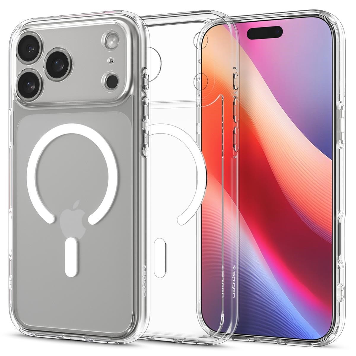 Spigen Ultra Hybrid Magsafe - Clear White - Iphone 17 Pro - Handys Cover Cases Acs10346