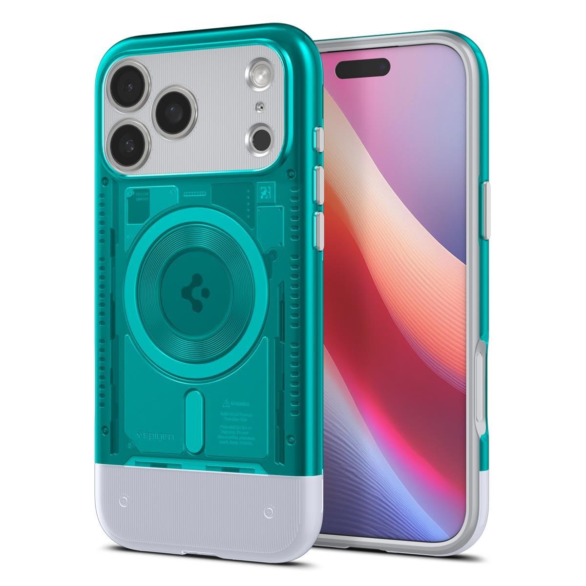 Spigen Classic C1 Magsafe - Bondi Blue - Iphone 17 Pro - Handys Cover Cases Acs10358