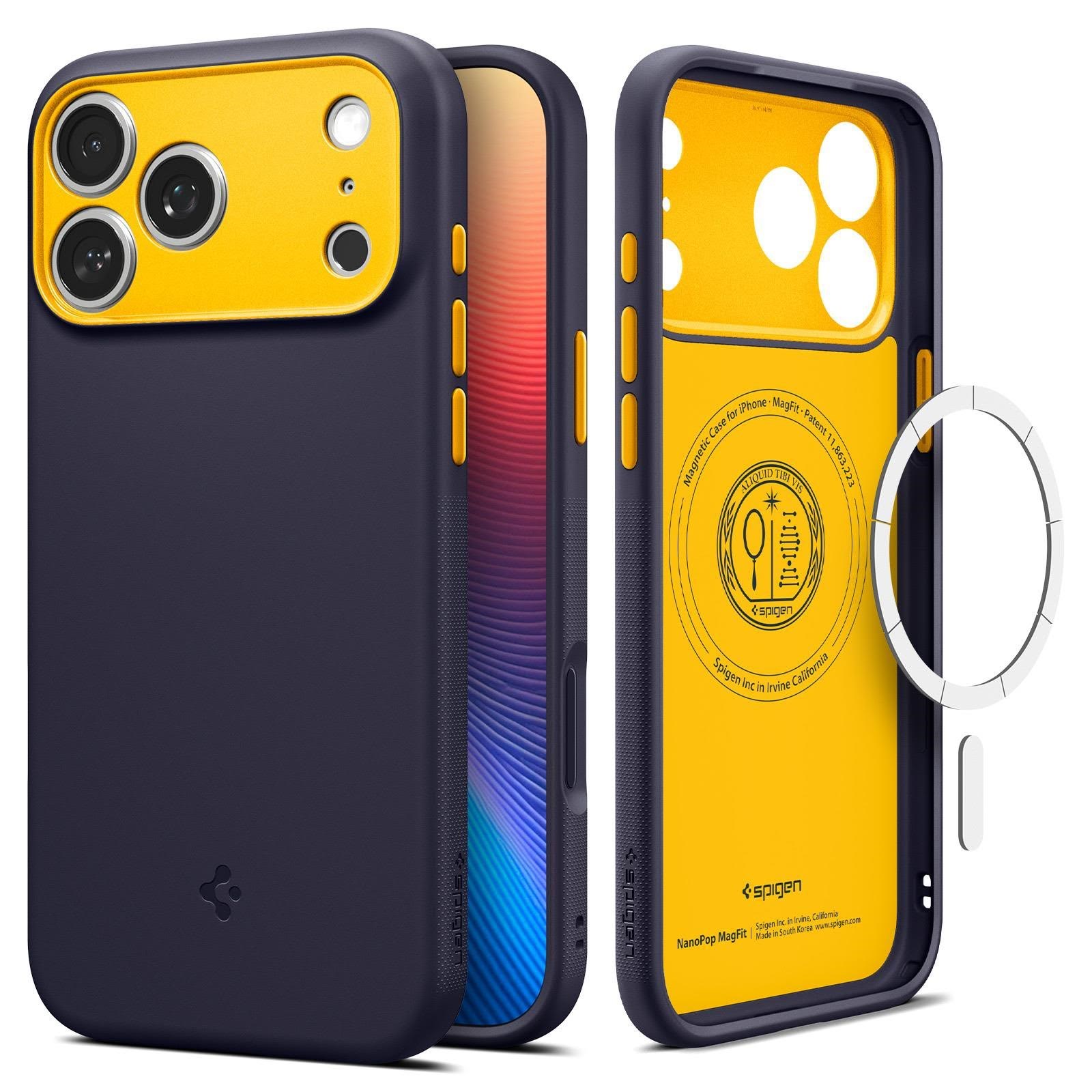 Spigen Nano Pop Magsafe - Blueberry Navy - Iphone 17 - Handys Cover Cases