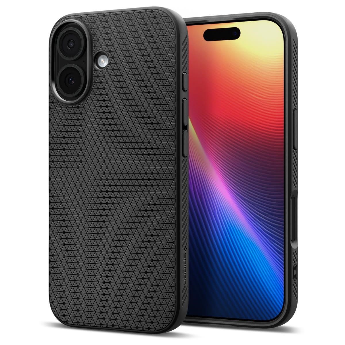 Spigen Liquid Air - Matte Black - Iphone 17 - Handys Cover Cases Acs10369