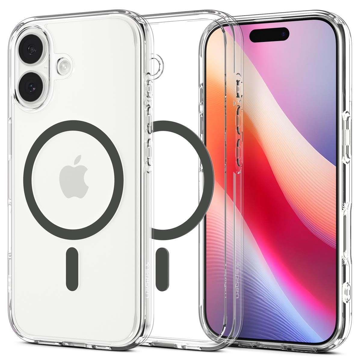 Spigen Ultra Hybrid Magsafe - Clear Graphite - Iphone 17 - Handys Cover Cases
