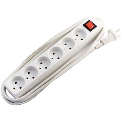 Thorkild Larsen 6-socket White W/e W/s 1.5M - Schaltereinheiten