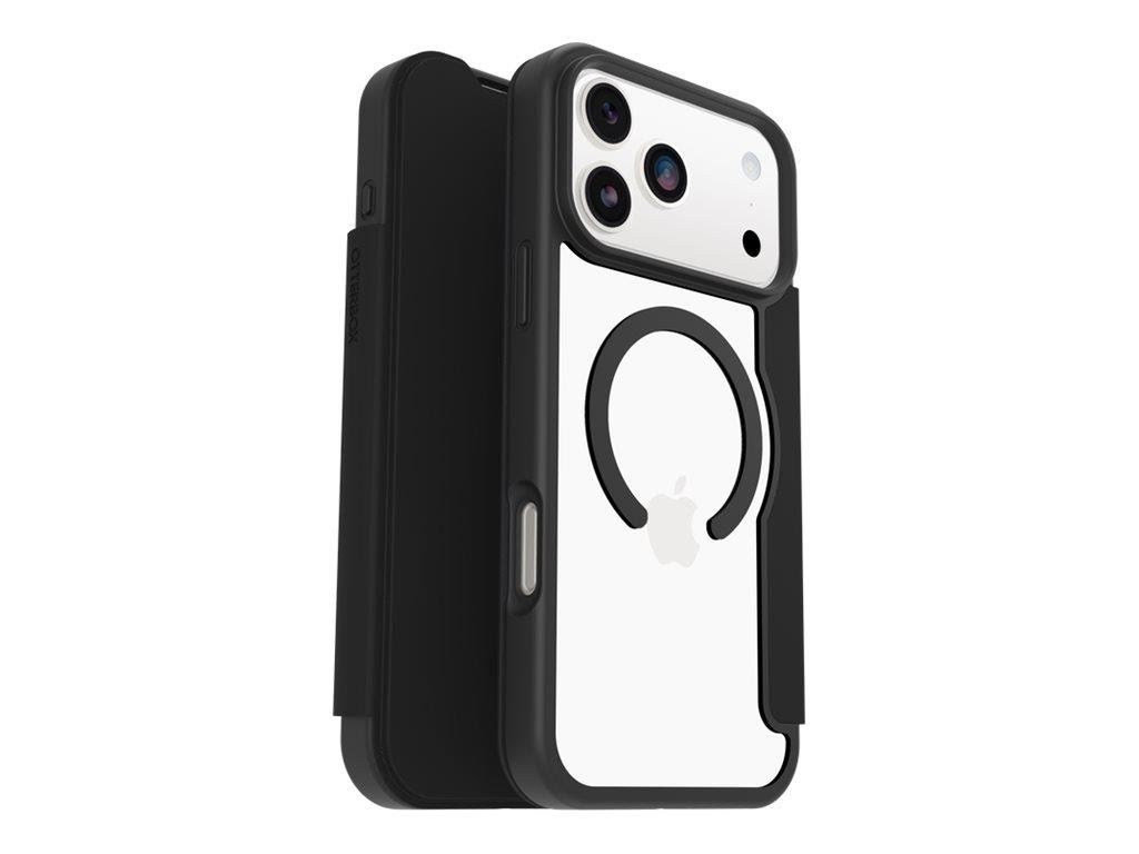 Otterbox React Folio Magsafe Apple Iphone 17 Pro Max Black Crystal - Clear/black - Handys Cover Cases 77-98589