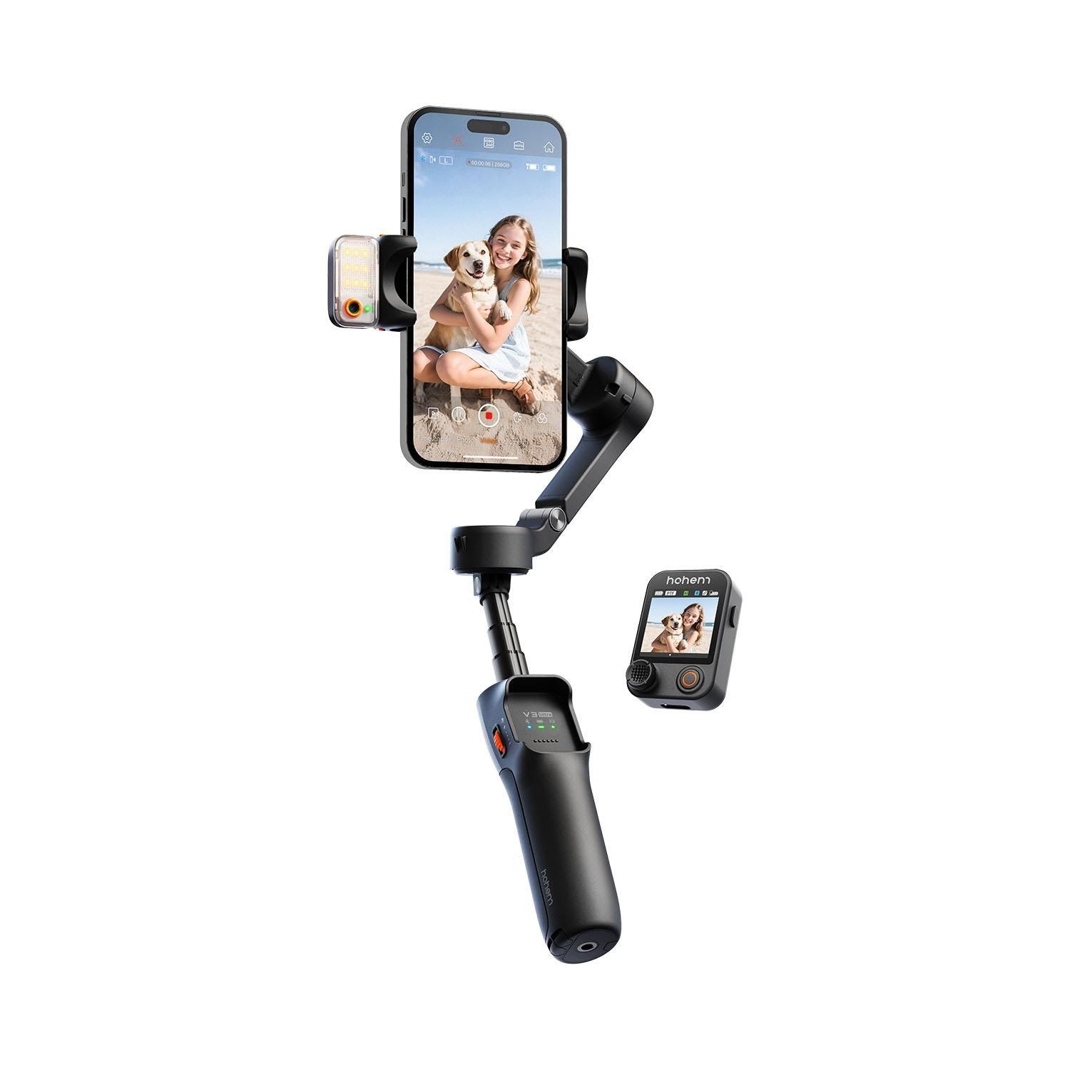Hohem Smartphone Gimbal Isteady V3 Ultra Black - Tripods Stative