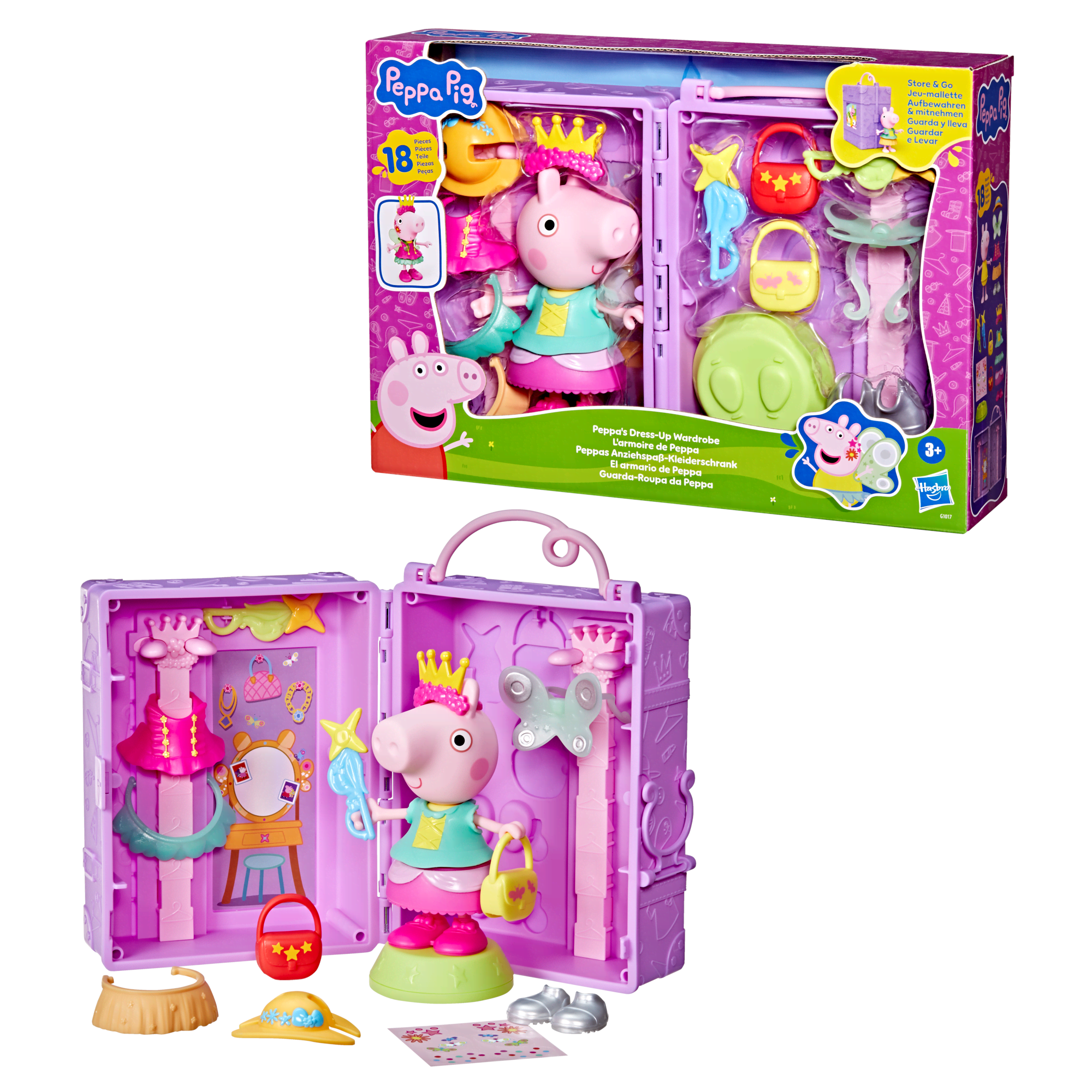 Peppa Pig Ankleide-garderobe & Peppa 15 cm - Figuren G10175l00