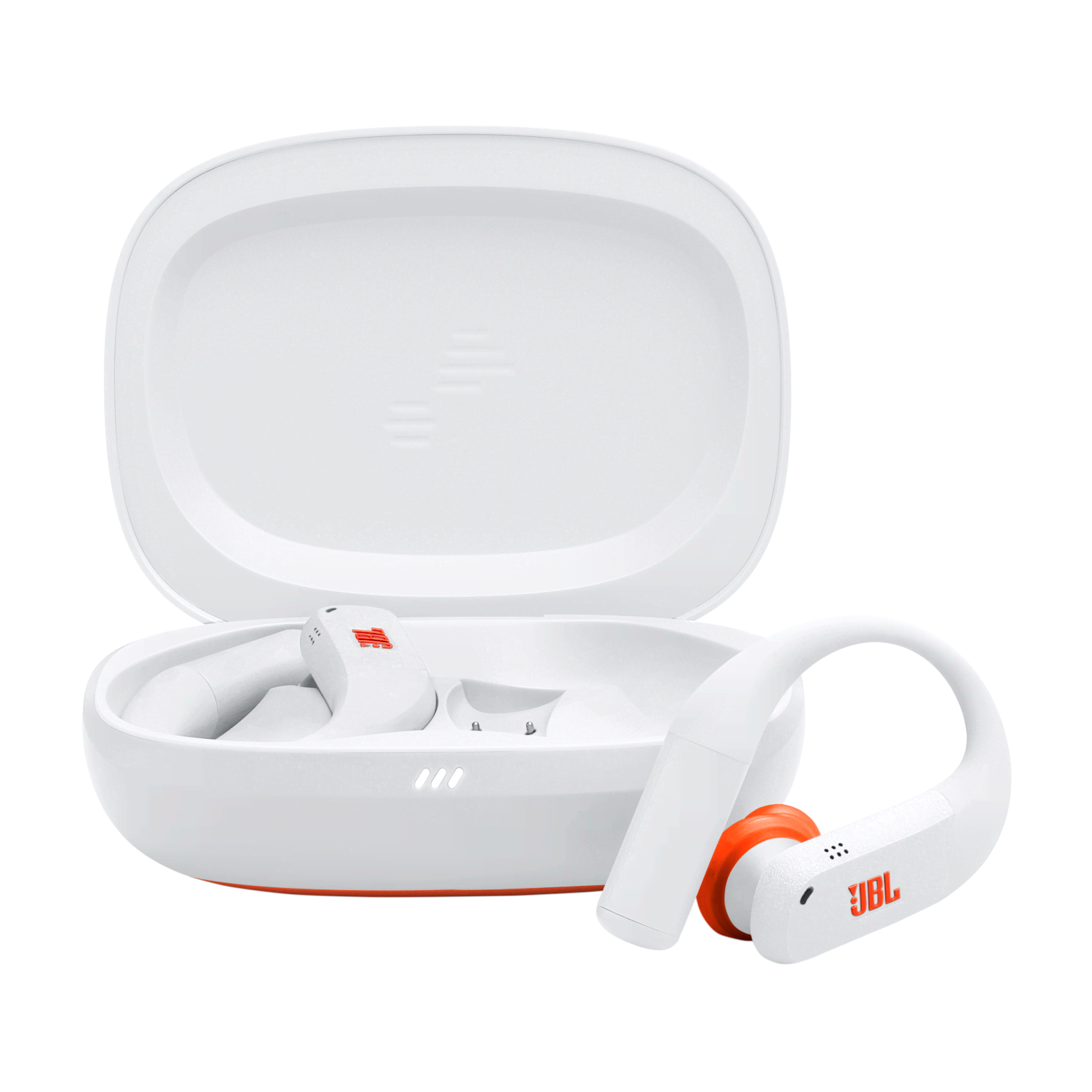 Kopfhörer - Jbl Endurance Peak 4 True Wireless Sport Earbuds White - Kopfhoerer/headsets Weiß Jblendupeak4wht