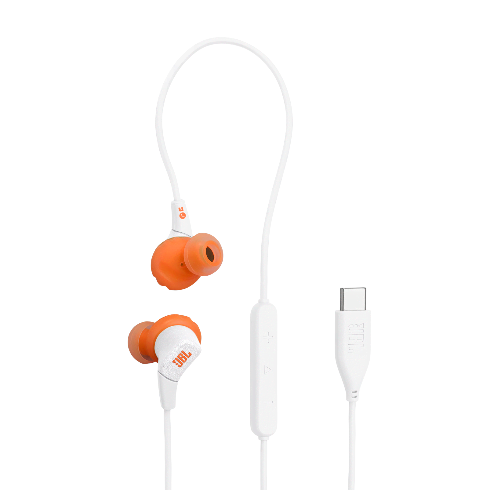 Kopfhörer - Jbl Endurance Run 3 Wired Usb-c In-ear Headphones White - Kopfhoerer/headsets