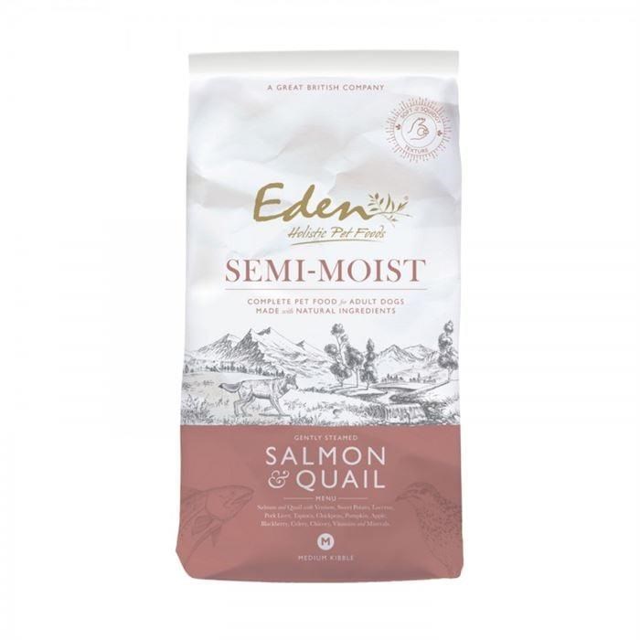 Eden - Wild Salmon & Quail Semi Moist - 10 kg. - Hunde