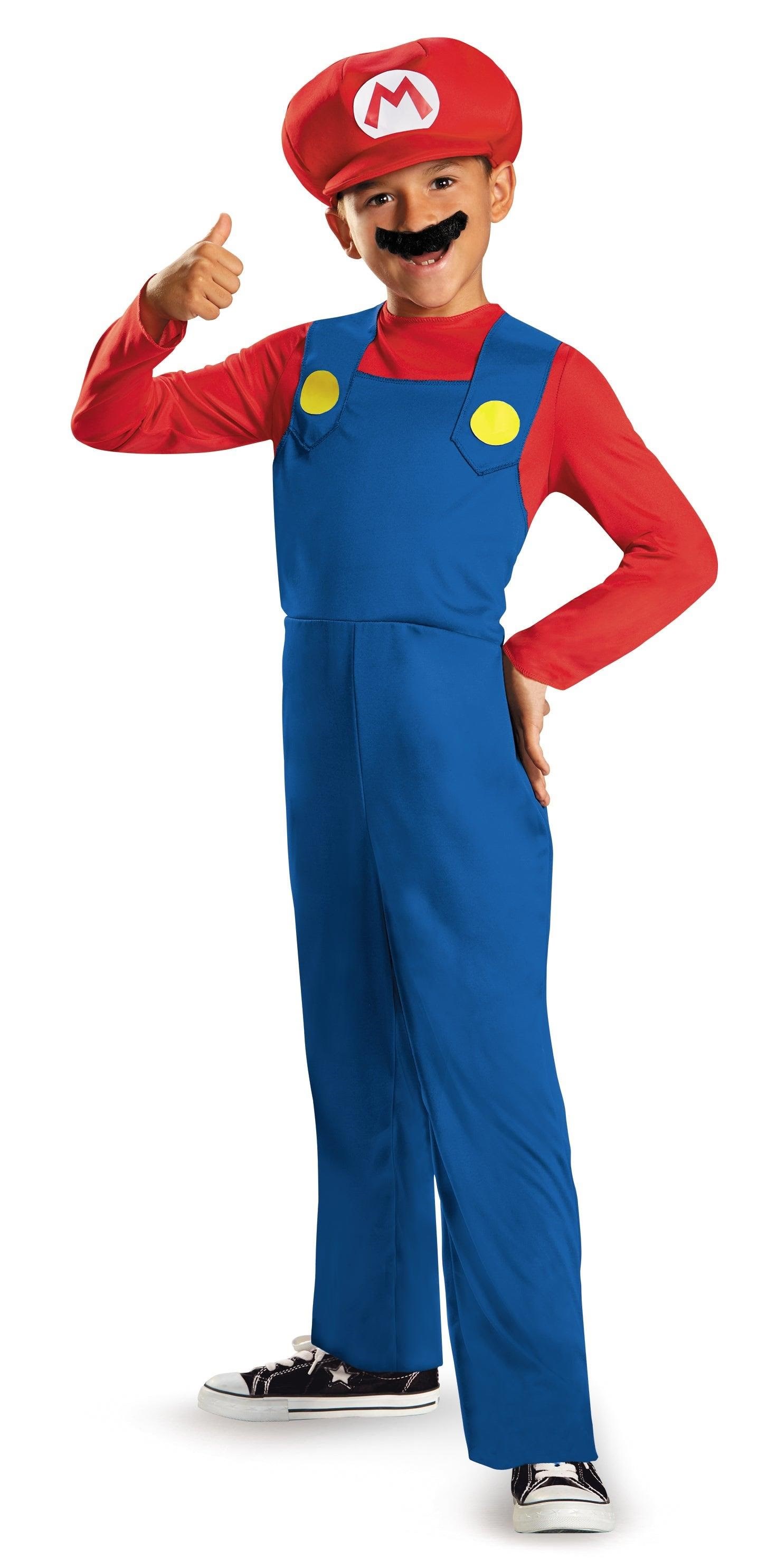 Jakks Mario Classic Size 7-8 - Kostueme 700501