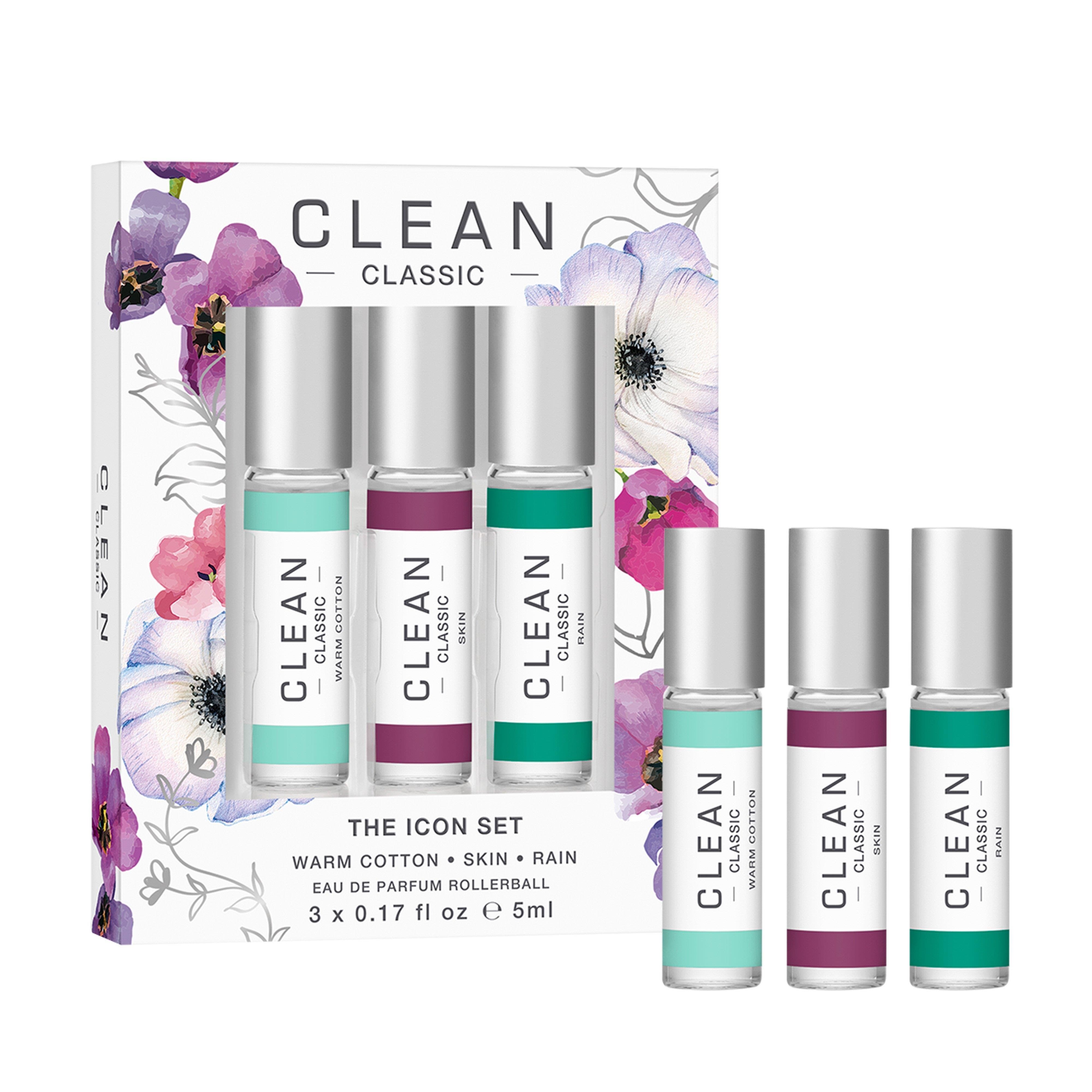 Clean - Classic Layering 3-pack Rollerball Gift Box - Geschenkbox