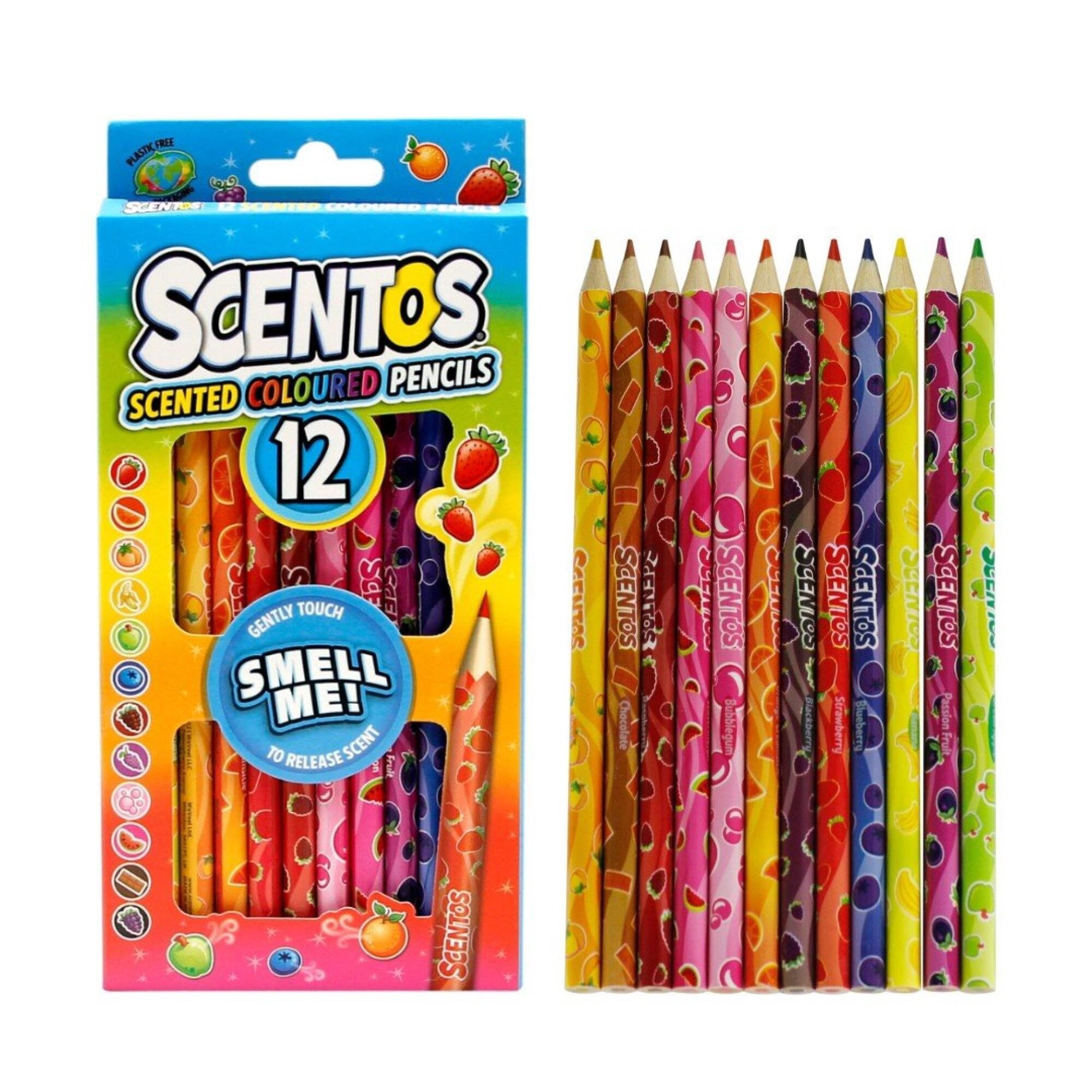 Scentos Colouring Pencils 12 Pcs - Kreativ Spiele 2640515